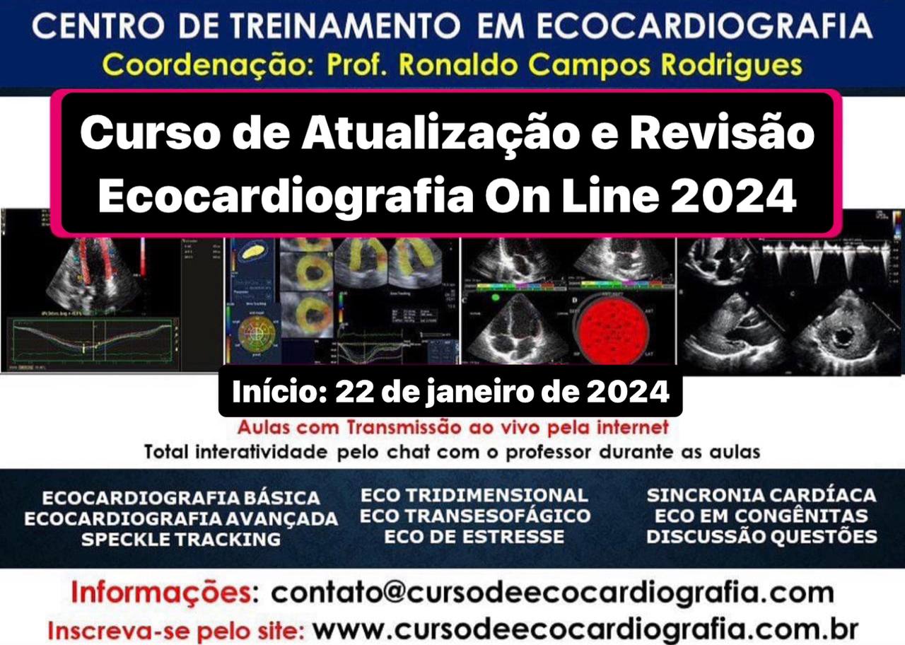 LINK DE COMPRA - CURSO DE ATUALIZAÇÃO E REVISÃO EM ECOCARDIOGRAMA 2025